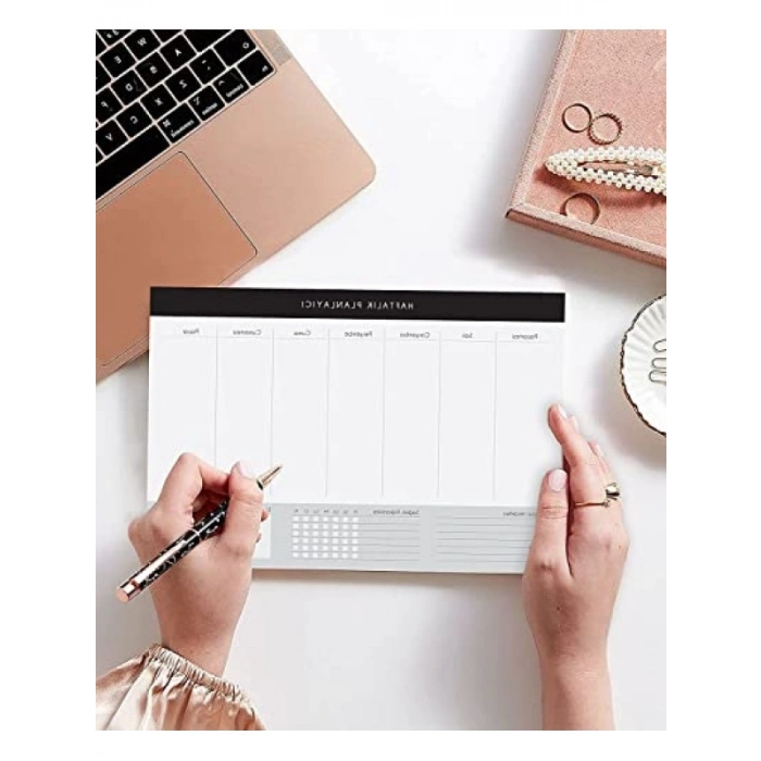 3lü Masaüstü Planlayıcı Set - Günlük, Haftalık ve Aylık