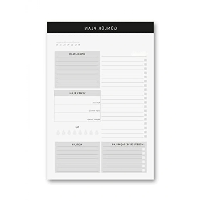 3lü Masaüstü Planlayıcı Set - Günlük, Haftalık ve Aylık