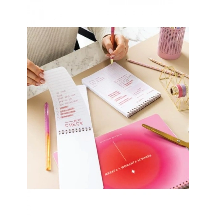 3lü Masaüstü Süresiz Planlayıcı Seti, A4 Boyut, Renkli