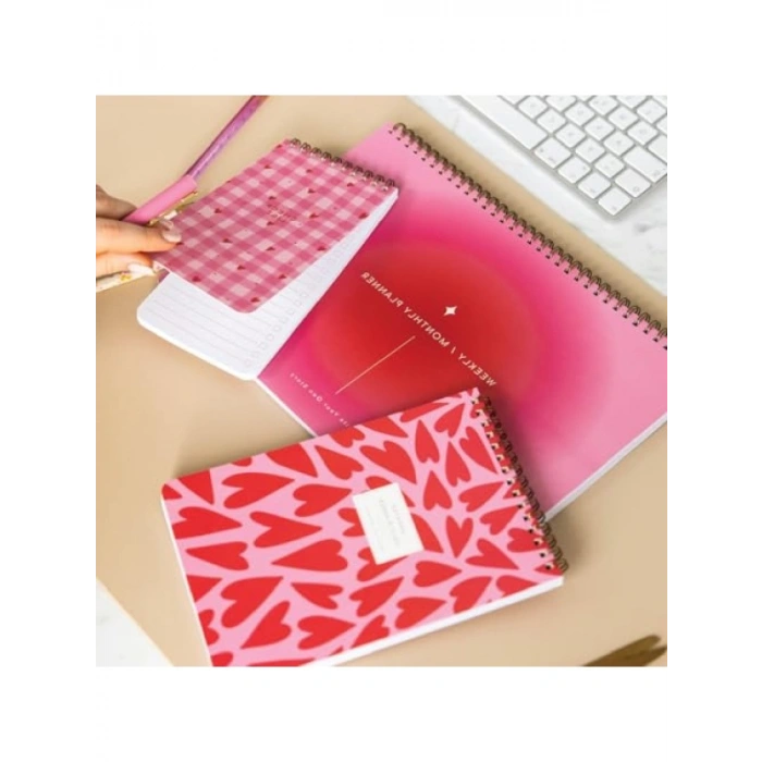 3lü Masaüstü Süresiz Planlayıcı Seti, A4 Boyut, Renkli