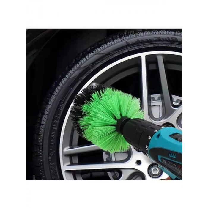 3lü Matkap Ucu Fırça Seti - Temizlik İçin İdeal