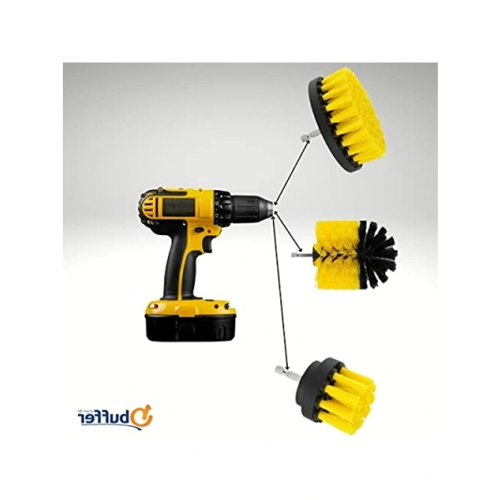 3lü Matkap Ucu Temizlik Fırçası Seti - Pratik Kullanım