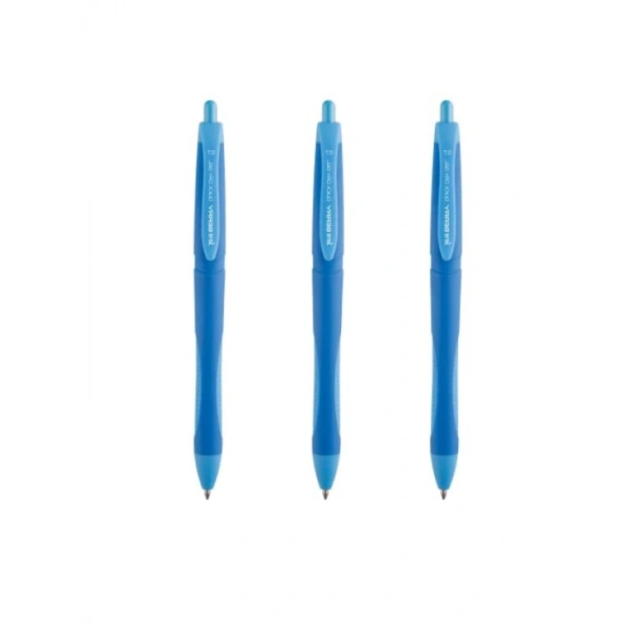 3lü Mavi Jel Kalem Seti, 0.7 mm Uç Kalınlığı