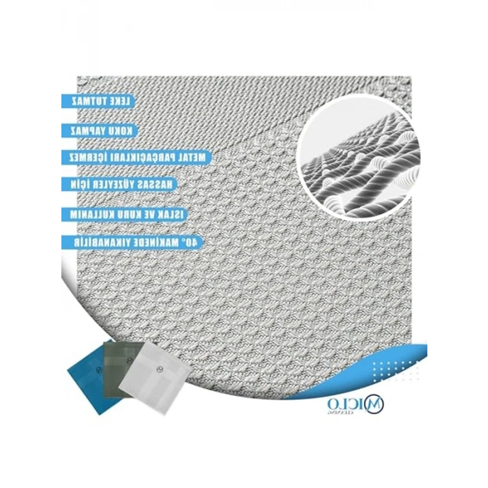 3lü Mikrofiber Temizlik Bezi Seti, 30x40 cm Boyut