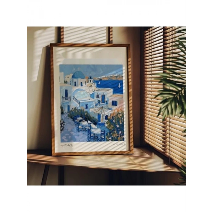 3lü Modern Dekoratif Çerçevesiz Poster Seti, 50 x 70 cm