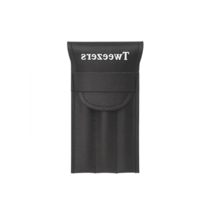 3lü Paslanmaz Çelik Cımbız Seti, Siyah Deri Taşıma Çantası ile