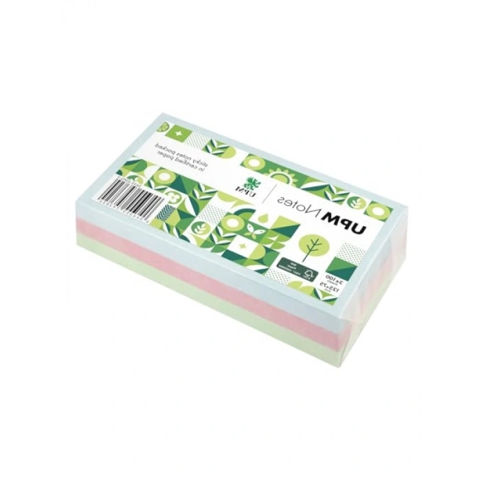 3lü Pastel Renkli Kağıt Seti - 100 Yaprak - 125x75 mm