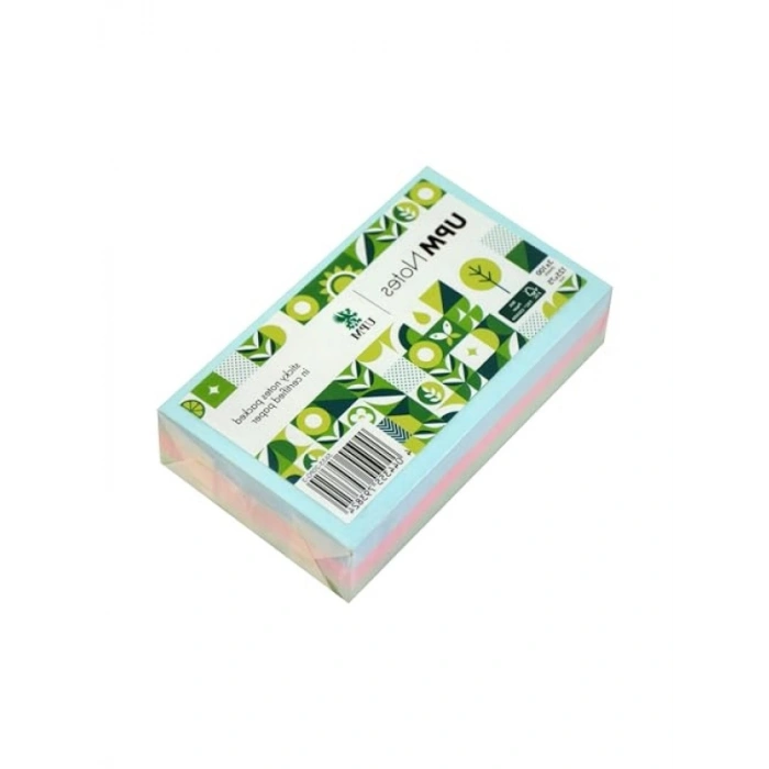 3lü Pastel Renkli Kağıt Seti - 100 Yaprak - 125x75 mm