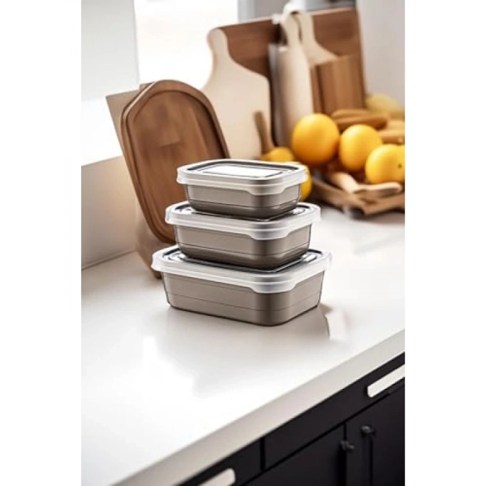 3lü Saklama Kabı Seti, Dayanıklı ve Pratik