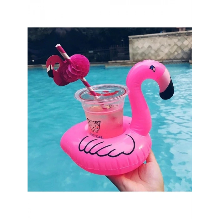3lü Şişme Havuz Bardak Tutucu Seti, Donut Karpuz Temalı