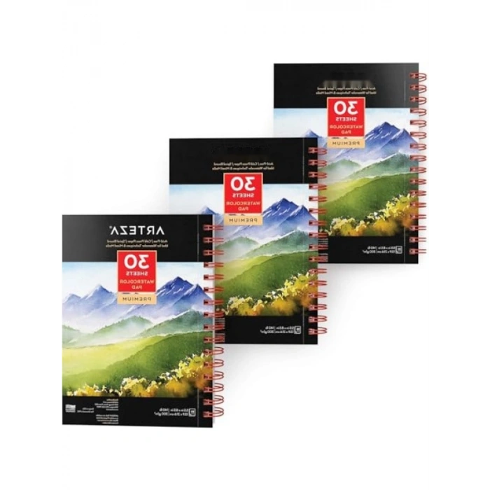 3lü Sulu Boya Kağıdı Seti - 90 Yaprak, 300 g/m²