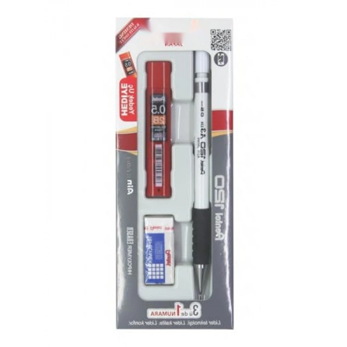 3lü Takım - Versatil Kalem, Silgi ve Hediye Min Okul Seti