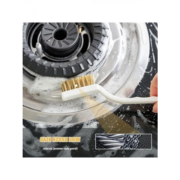 3lü Tel Temizlik Fırça Seti - Mutfak ve Banyo İçin