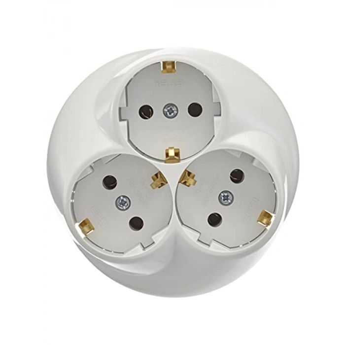 3lü Top Priz, Kompakt ve Modern Tasarım