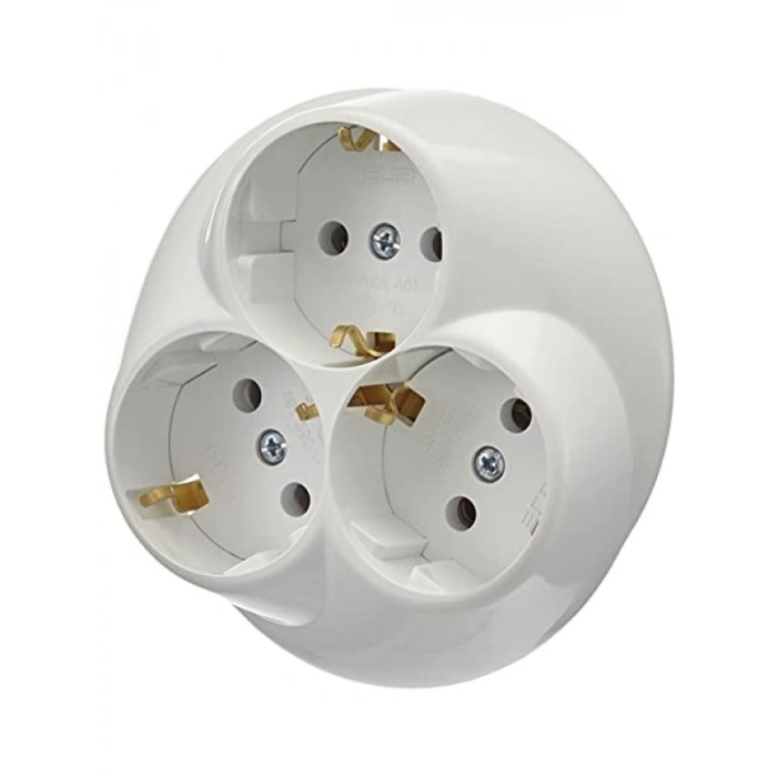 3lü Top Priz, Kompakt ve Modern Tasarım
