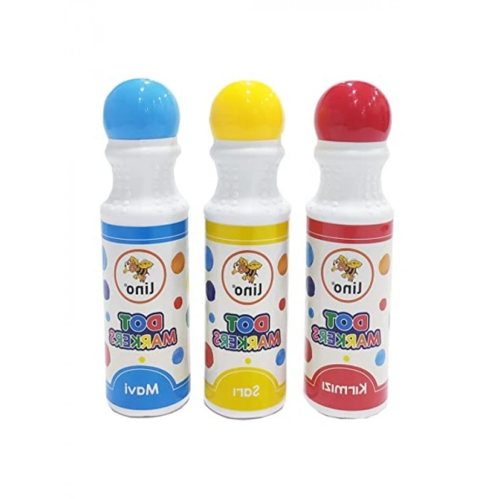 3lü Yıkanabilir Boya - Lino Dot Markers