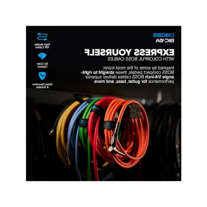 3 Metre Uzunlu Düz/L Uçlu Enstrüman Kablosu