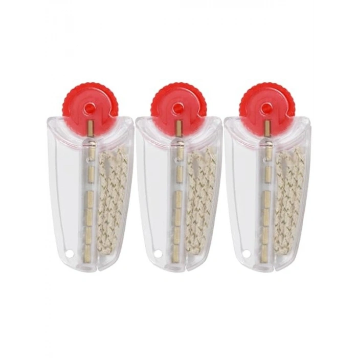 3 Paket Çakmaktaşı ve Pamuk Fitil Yedek Seti
