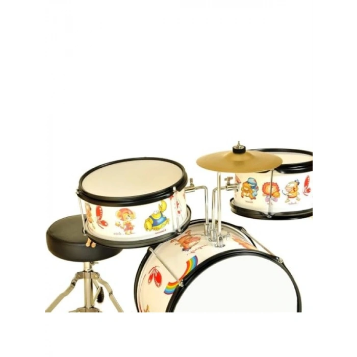 3 Parça Junior Davul Seti - Müzikal Başlangıç için İdeal