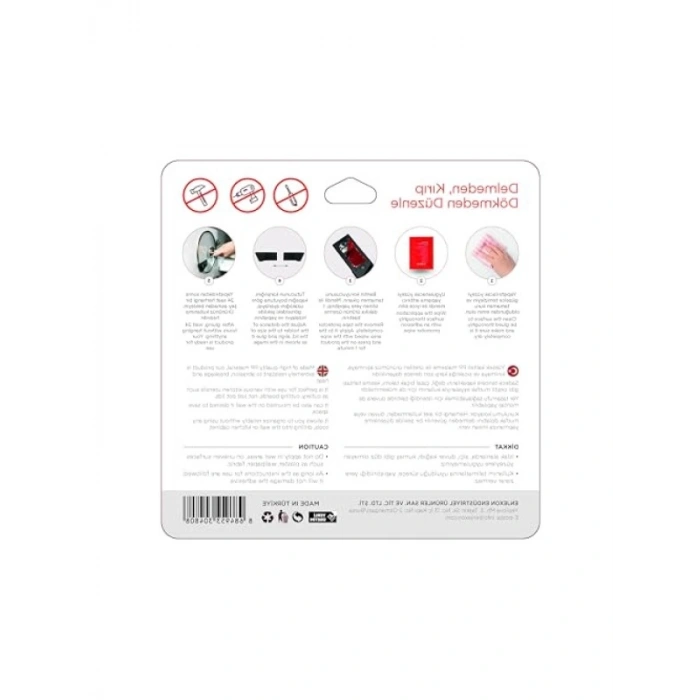 3 Parça Kendinden Yapışkanlı Tencere Kapağı Tutucu Seti