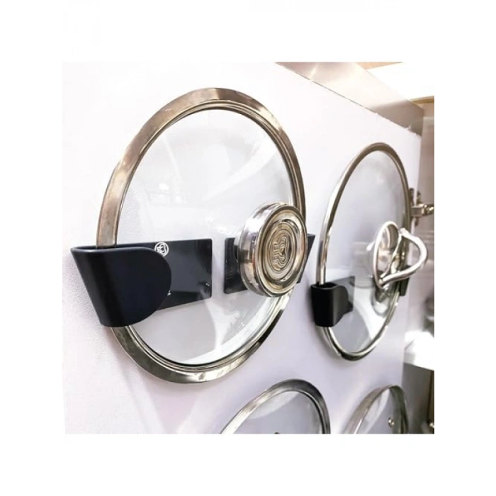 3 Parça Kendinden Yapışkanlı Tencere Kapağı Tutucu Seti