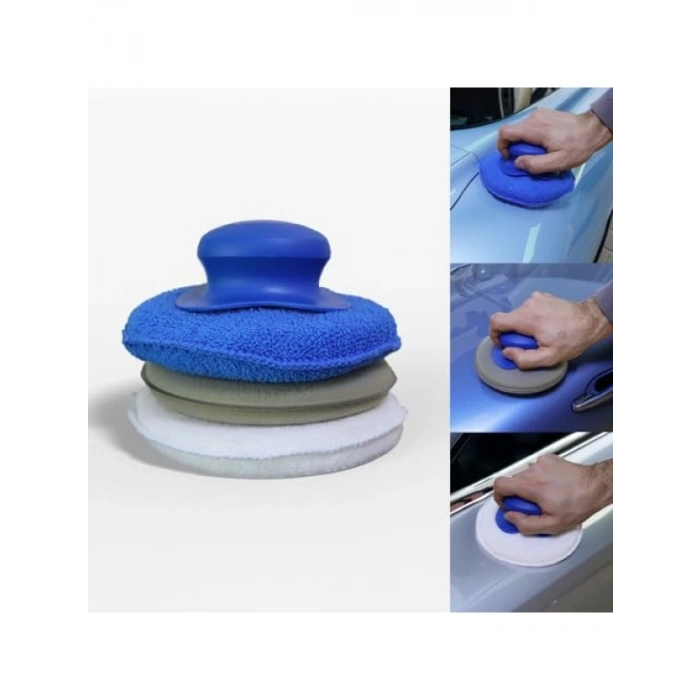 3 Parça Mikrofiber Oto Yıkama ve Parlatma Seti