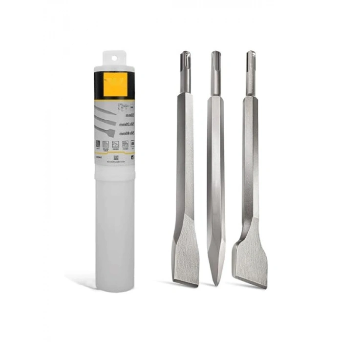 3 Parça Profesyonel Murç ve Keski Kırıcı Uç Seti
