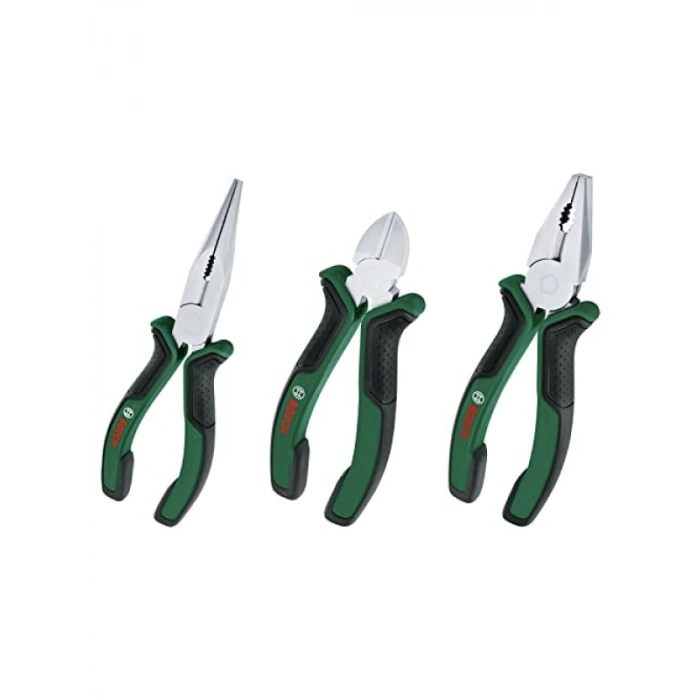 3 Parça Profesyonel Pense Seti (Kargaburun, Yan Keski, Pense)