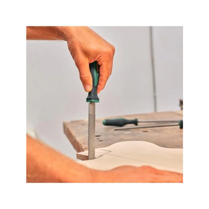 3 Parçalı Törpü Seti, Sert Karbon Çelik ve Ergonomik Sap