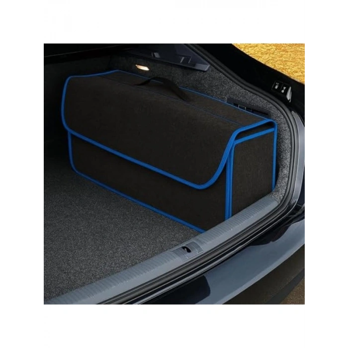 3 Renkli Araç Organizer Bagaj Çantası, Keçe Malzeme