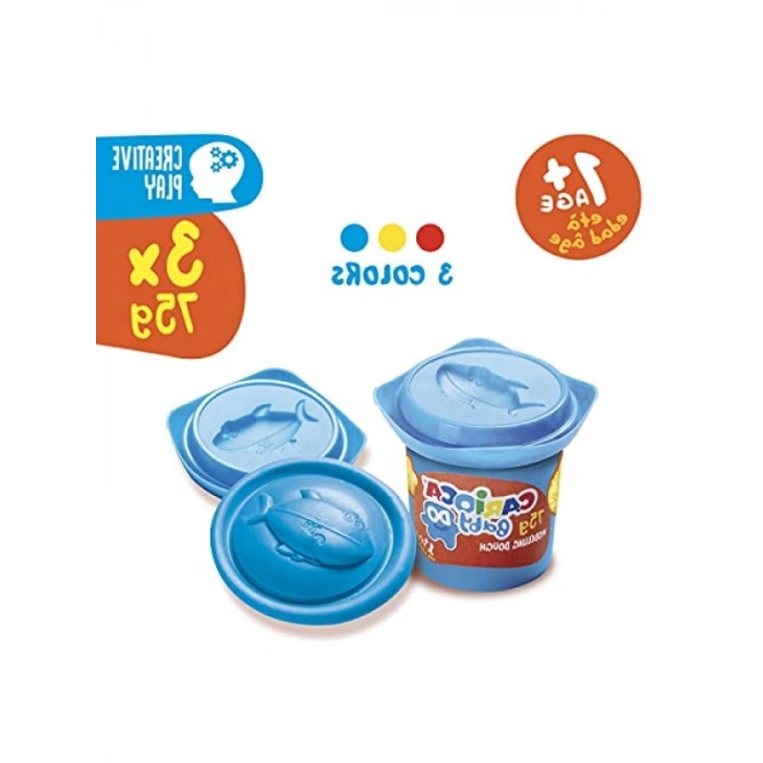 3 Renkli Oyun Hamuru Seti | 75 Gr
