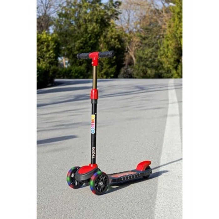 3 Tekerlekli Led Işıklı Scooter - 40 kg Taşıma Kapasitesi