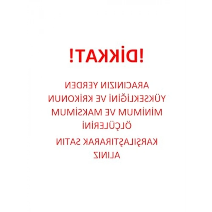 3 tonluk hidrolik şişe kriko, 168 x 318 mm