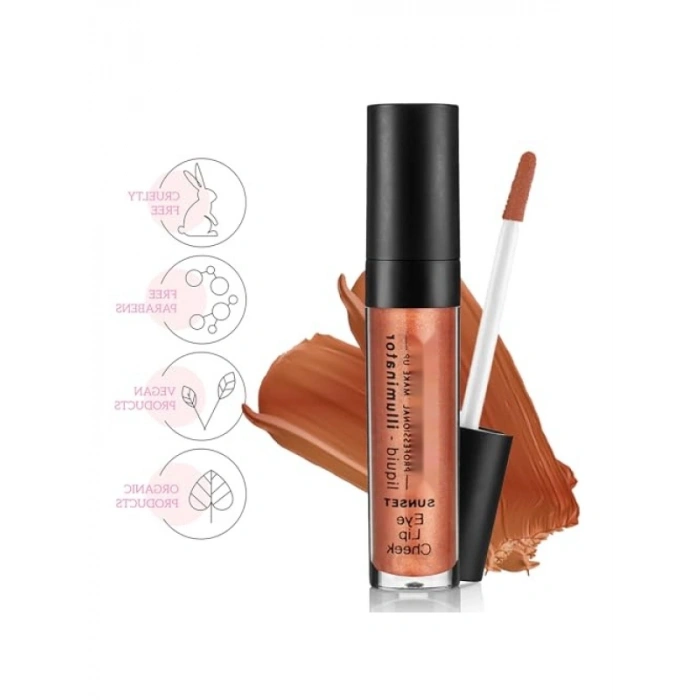 3ü 1 Arada Aydınlatıcı Allık - Göz, Yanak ve Dudak İçin