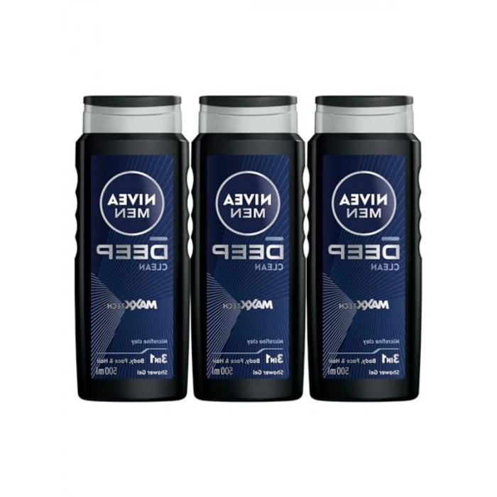 3ü 1 Arada Duş Jeli, Vücut Saç Yüz için 500ml
