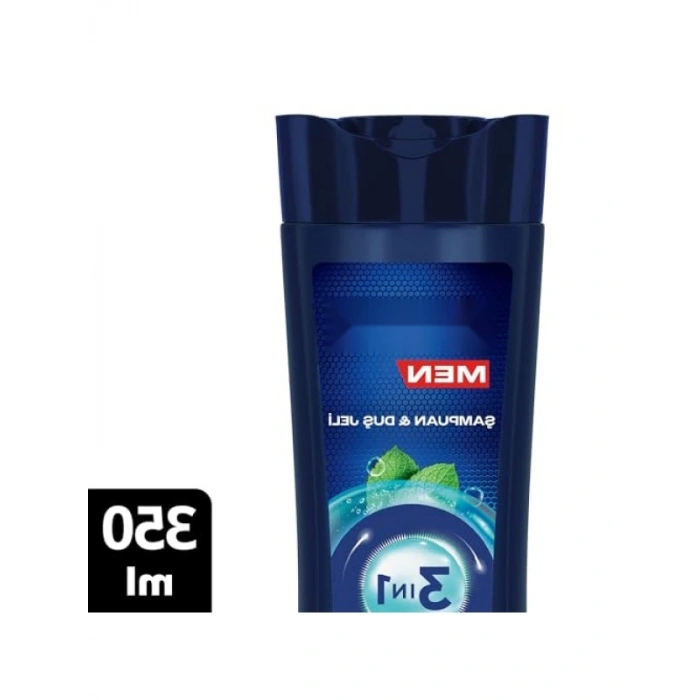 3ü 1 Arada Ferahlatıcı Saç ve Vücut Temizleme Ürünü, 350 ml