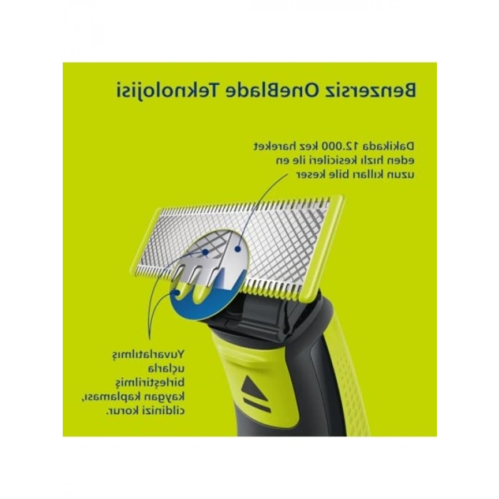 3ü 1 Arada Hibrit Tıraş Makinesi - Islak/Kuru Kullanım