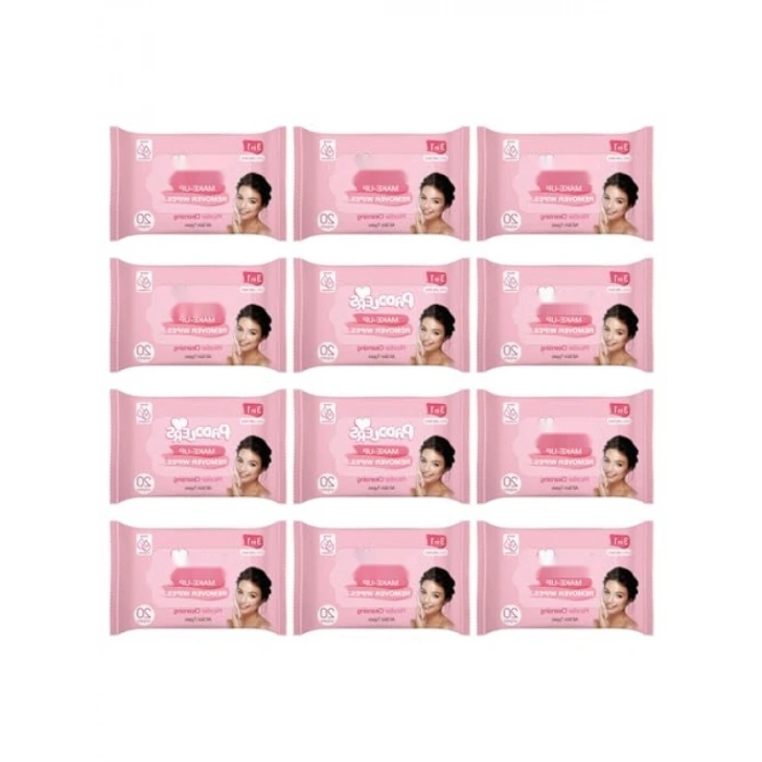 3ü 1 Arada Makyaj Temizleme Mendili - 240 Yaprak (12x20 cm)