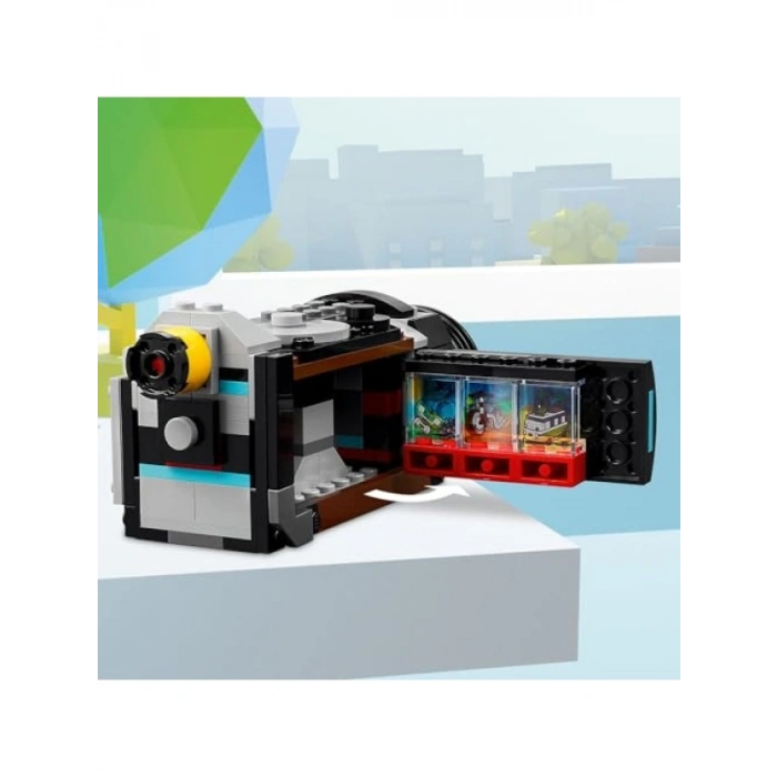 3ü 1 Arada Retro Fotoğraf Makinesi Yapım Seti - 261 Parça