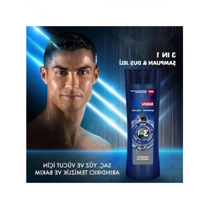 3ü 1 Arada Şampuan & Duş Jeli 500 ml