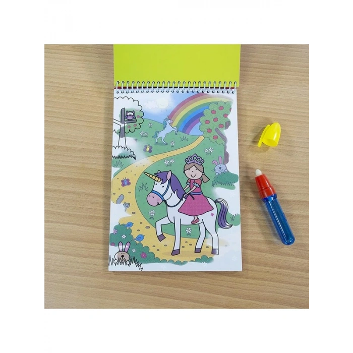 3 Yaş ve Üzeri için Unicorn Temalı Boyama Kitabı ile Eğlenceli Zaman