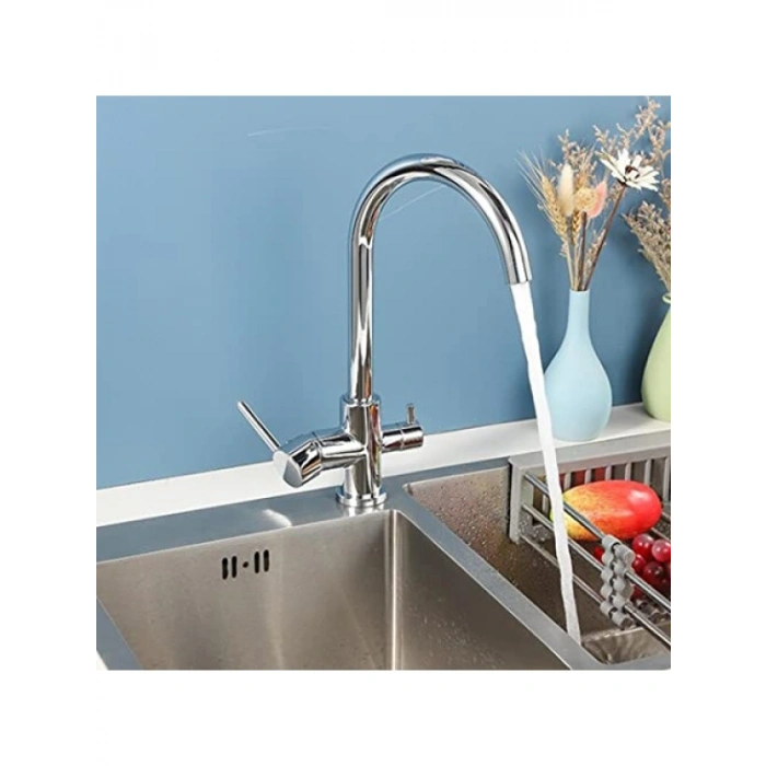 3 Yollu Mutfak Evye Bataryası - Arıtma Çıkışlı