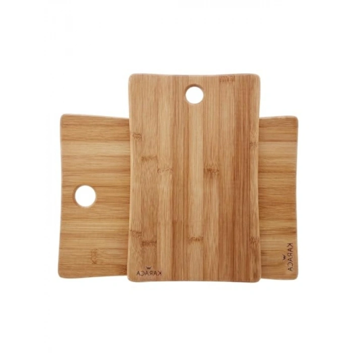 30/35 cm Bambu Kesme Tahtası Seti (2 Adet)