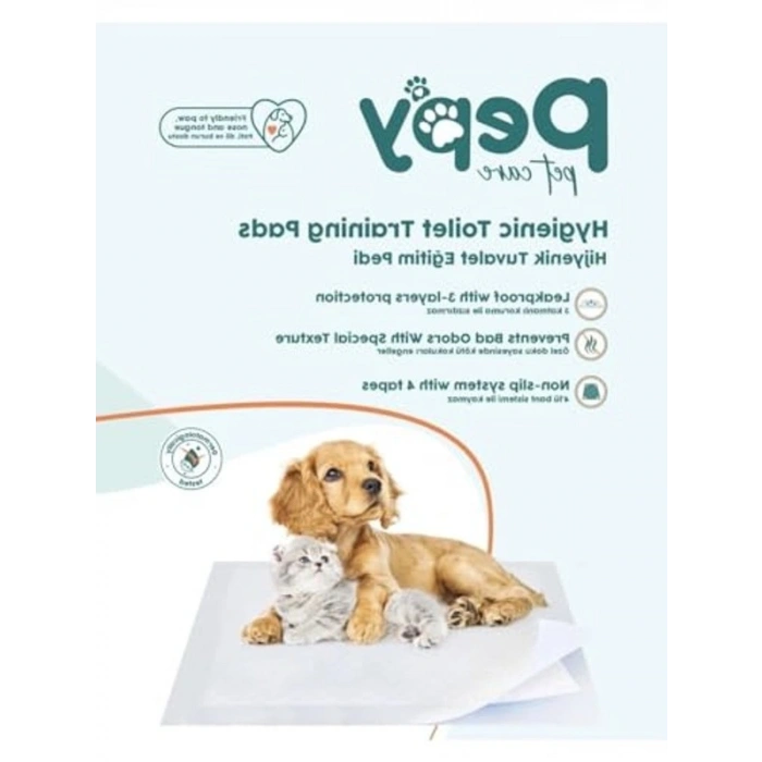30 Adet Yapışkanlı Tuvalet Eğitim Pedi, Hijyenik Çiş Pedi