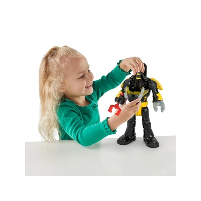 30 cm Boyunda Işıklı ve Sesli Robot Figürü ile Yaratıcı Oyun Seti