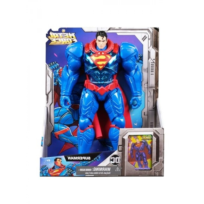 30 cm Boyutunda DC Metal Force Superman Aksiyon Figürü, 4 Yaş ve Üzeri