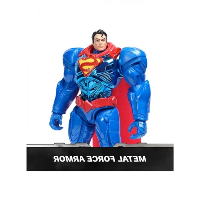 30 cm Boyutunda DC Metal Force Superman Aksiyon Figürü, 4 Yaş ve Üzeri