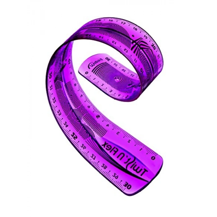 30 cm Esnek Cetvel, Eğlenceli Tasarım