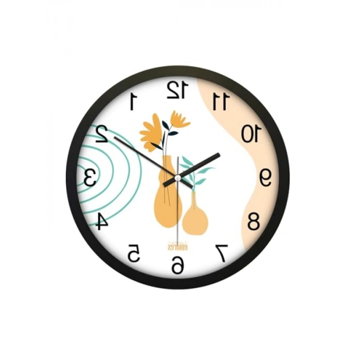 30 cm Gerçek Cam Duvar Saati, Sessiz Mekanizma