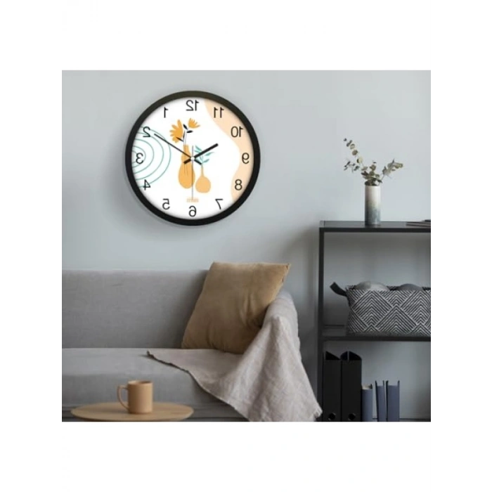 30 cm Gerçek Cam Duvar Saati, Sessiz Mekanizma